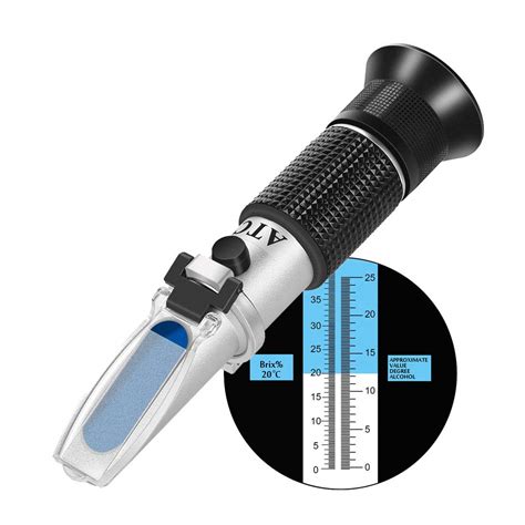 how does a refractometer work wine|refractometer for wine making.